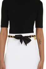 Load image into Gallery viewer, Belted crepe skirt
