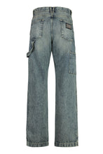Load image into Gallery viewer, 5-pocket straight-leg jeans
