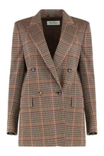 Load image into Gallery viewer, Wool and cotton blazer Prince of Wales
