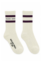 Load image into Gallery viewer, Socks with Stripes and logo
