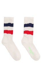 Load image into Gallery viewer, Striped detail cotton blend socks

