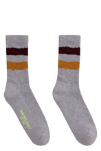 Load image into Gallery viewer, Striped detail cotton blend socks
