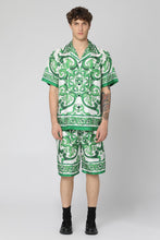 Load image into Gallery viewer, Printed silk bermuda shorts
