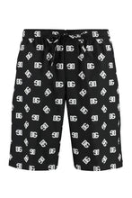 Load image into Gallery viewer, Printed cotton bermuda shorts
