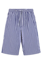 Load image into Gallery viewer, Cotton stretch shorts with stripes
