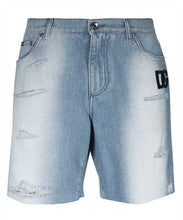 Load image into Gallery viewer, Denim bermuda shorts
