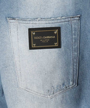 Load image into Gallery viewer, Denim bermuda shorts
