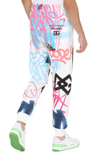 Load image into Gallery viewer, Cotton track-pants with Graffiti Spray print

