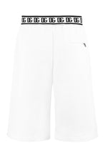 Load image into Gallery viewer, Cotton embroidered bermuda shorts
