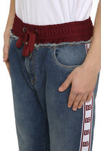 Load image into Gallery viewer, Logoed side stripe jeans
