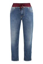 Load image into Gallery viewer, Logoed side stripe jeans
