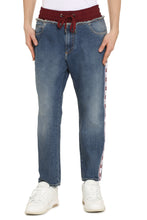 Load image into Gallery viewer, Logoed side stripe jeans
