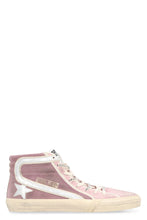 Load image into Gallery viewer, Slide suede high-top sneakers
