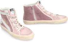 Load image into Gallery viewer, Slide suede high-top sneakers
