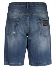 Load image into Gallery viewer, Denim bermuda shorts
