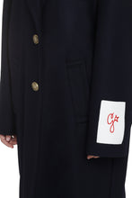 Load image into Gallery viewer, Bertina single-breasted wool coat
