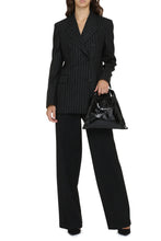 Load image into Gallery viewer, Pinstripe double breasted blazer
