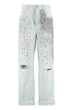 Load image into Gallery viewer, Kim rhinestone appliqué jeans
