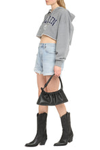 Load image into Gallery viewer, Emy cropped cotton hoodie

