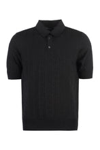 Load image into Gallery viewer, Jacquard knit polo shirt
