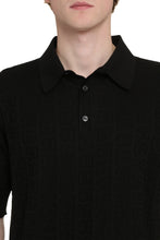 Load image into Gallery viewer, Jacquard knit polo shirt
