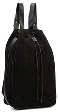 Load image into Gallery viewer, T-line backpack in perforated suede
