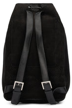 Load image into Gallery viewer, T-line backpack in perforated suede
