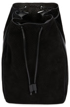Load image into Gallery viewer, T-line backpack in perforated suede
