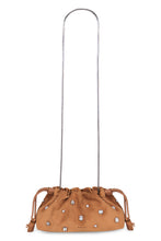 Load image into Gallery viewer, Embellished shoulder bag in suede leather
