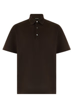 Load image into Gallery viewer, Black Polo Short Sleeves, Comfortable Elegant Casual
