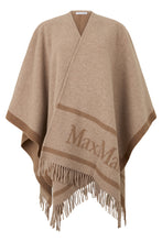 Load image into Gallery viewer, Wool cape with fringes
