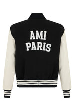 Load image into Gallery viewer, Varsity jacket in wool fabric
