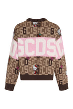 Load image into Gallery viewer, GCDS x Hello Kitty - Wool-blend crew-neck sweater
