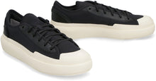 Load image into Gallery viewer, Ajatu Court leather and fabric low-top sneakers
