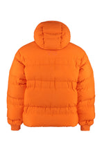 Load image into Gallery viewer, Hooded full-zip down jacket
