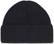 Load image into Gallery viewer, Ribbed knit wool beanie hat
