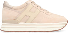 Load image into Gallery viewer, H483 Leather platform sneakers
