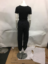 Load image into Gallery viewer, Drawstring waist track pants

