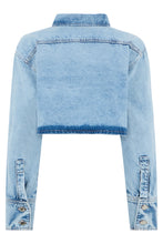 Load image into Gallery viewer, Crop jacket in denim
