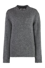 Load image into Gallery viewer, Wool-blend crew-neck sweater
