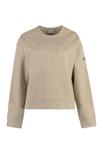 Load image into Gallery viewer, Cotton crew-neck sweatshirt
