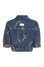 Load image into Gallery viewer, Embroidered denim jacket
