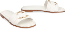 Load image into Gallery viewer, Bell leather slides
