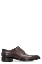 Load image into Gallery viewer, Ebony Leather lace-up shoes
