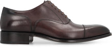 Load image into Gallery viewer, Ebony Leather lace-up shoes
