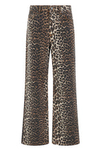 Load image into Gallery viewer, Animal print jeans in stretch cotton
