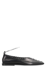 Load image into Gallery viewer, Ring leather ballet flats
