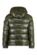 Load image into Gallery viewer, Maya hooded full-zip down jacket
