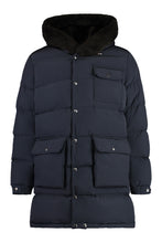 Load image into Gallery viewer, Rowan long hooded down jacket
