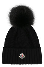 Load image into Gallery viewer, Ribbed pom-pom beanie
